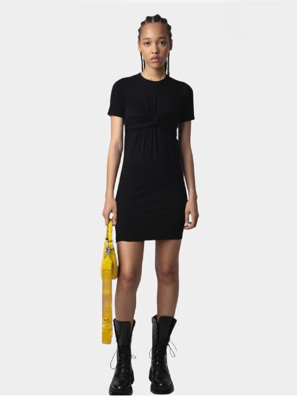 Zadig & Voltaire Mara Mini Dress Black Size Large